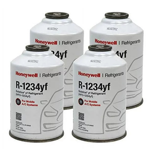 Honeywell R-1234yf Refrigerant – 8 Cans (8oz Each), Genuine – Made in USA