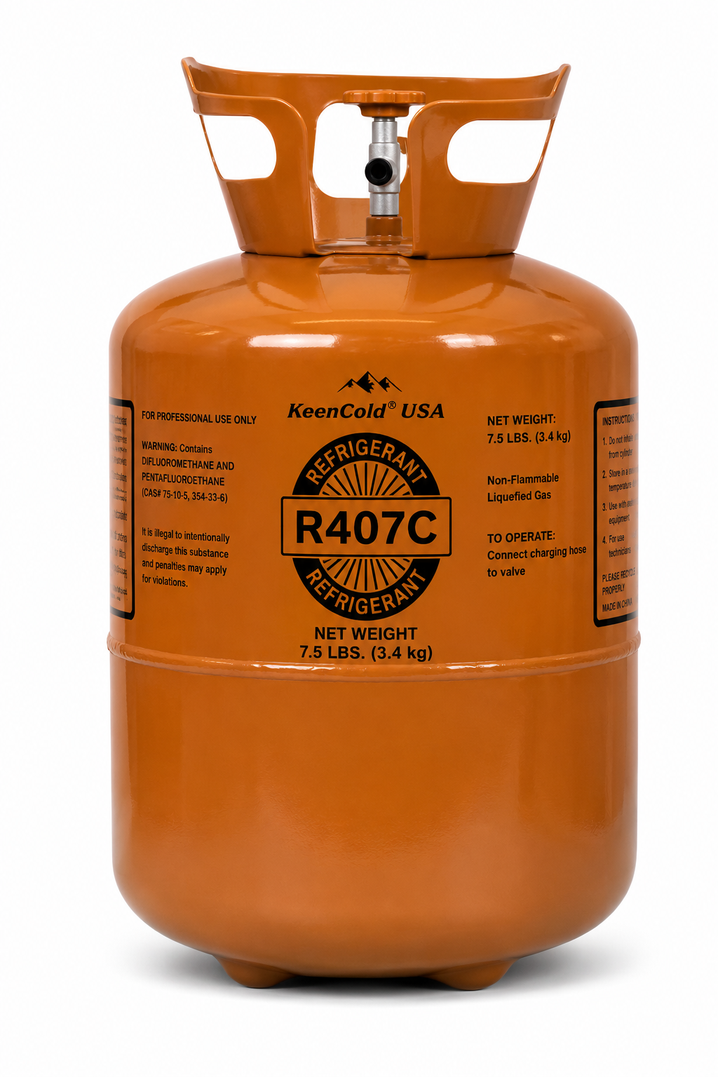 R407C 7.5 LBS Refrigerant