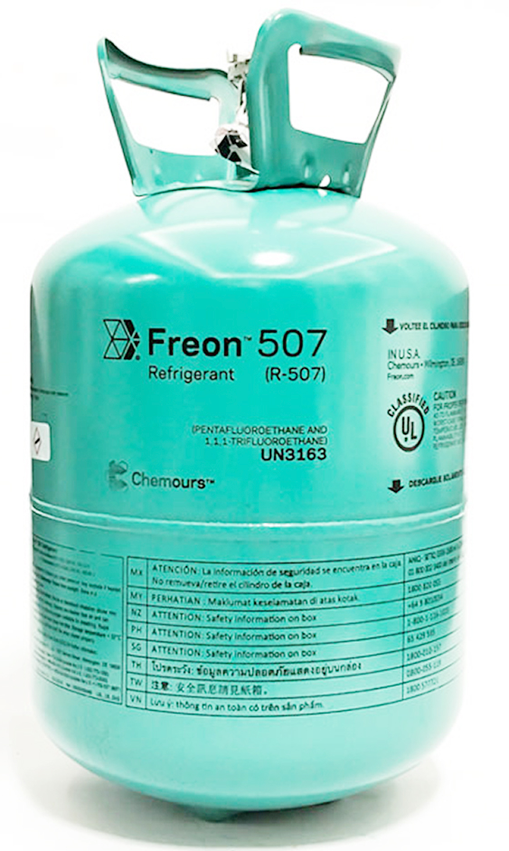 25lb R-507 Refrigerant, Commercial Refrigeration