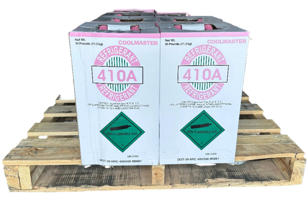 Pack of 10 × 25lb R-410A Refrigerant