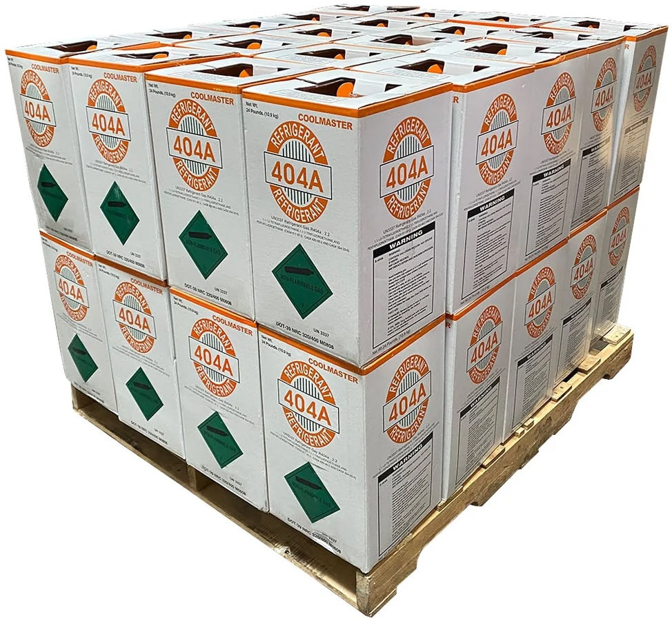 24lb R-404A Refrigerant, Factory Sealed, 100% Virgin - USA Brand