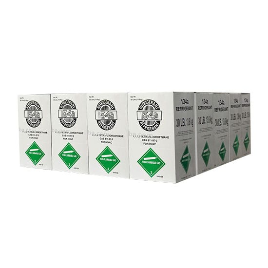 Bulk Pack – 20 × 30lb R-134a Automotive Refrigerant