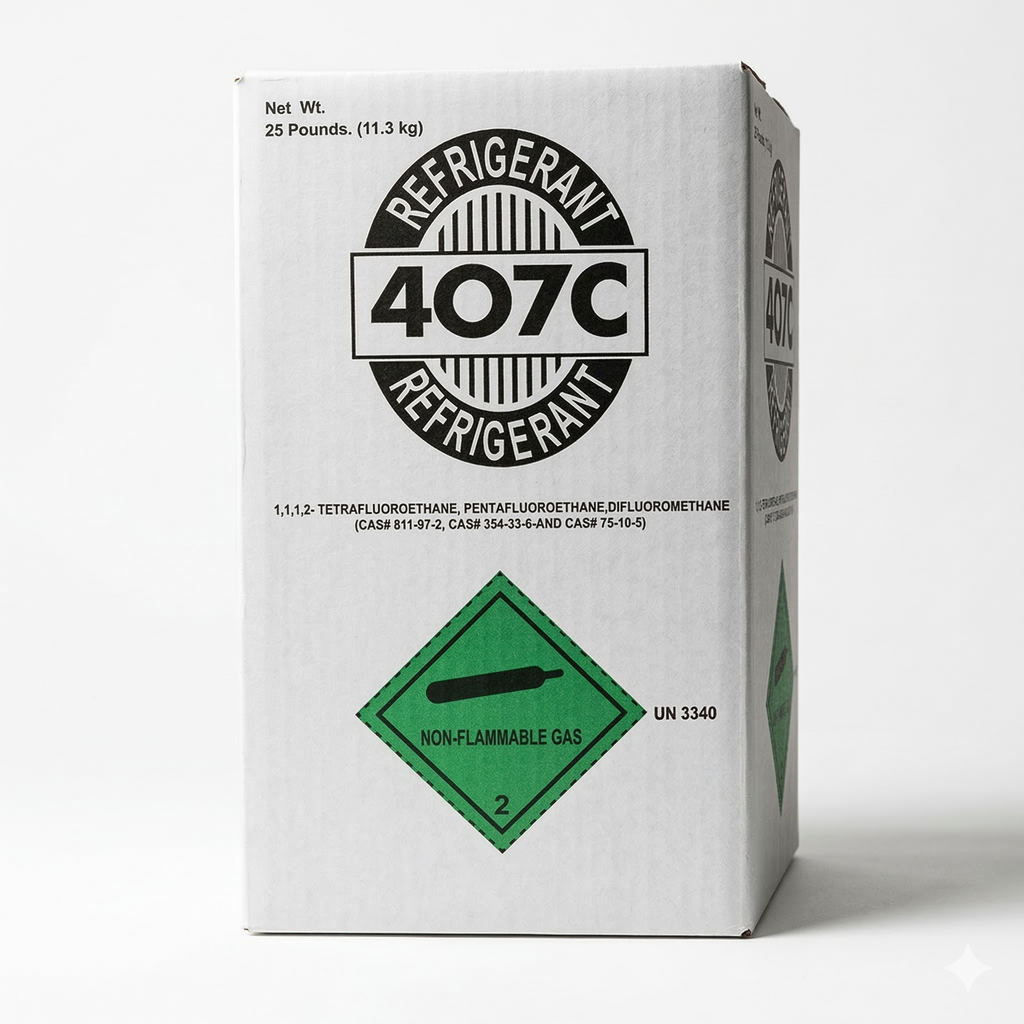 R407C Refrigerant 25 Lbs - Factory Sealed