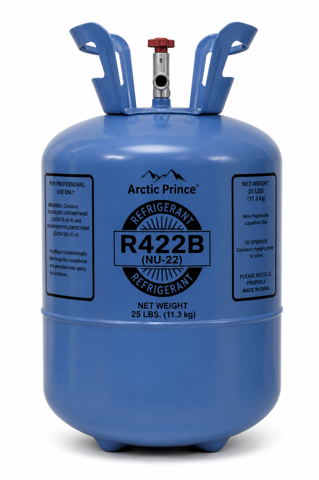 R422B (NU-22) Refrigerant 25 LB | Arctic Prince