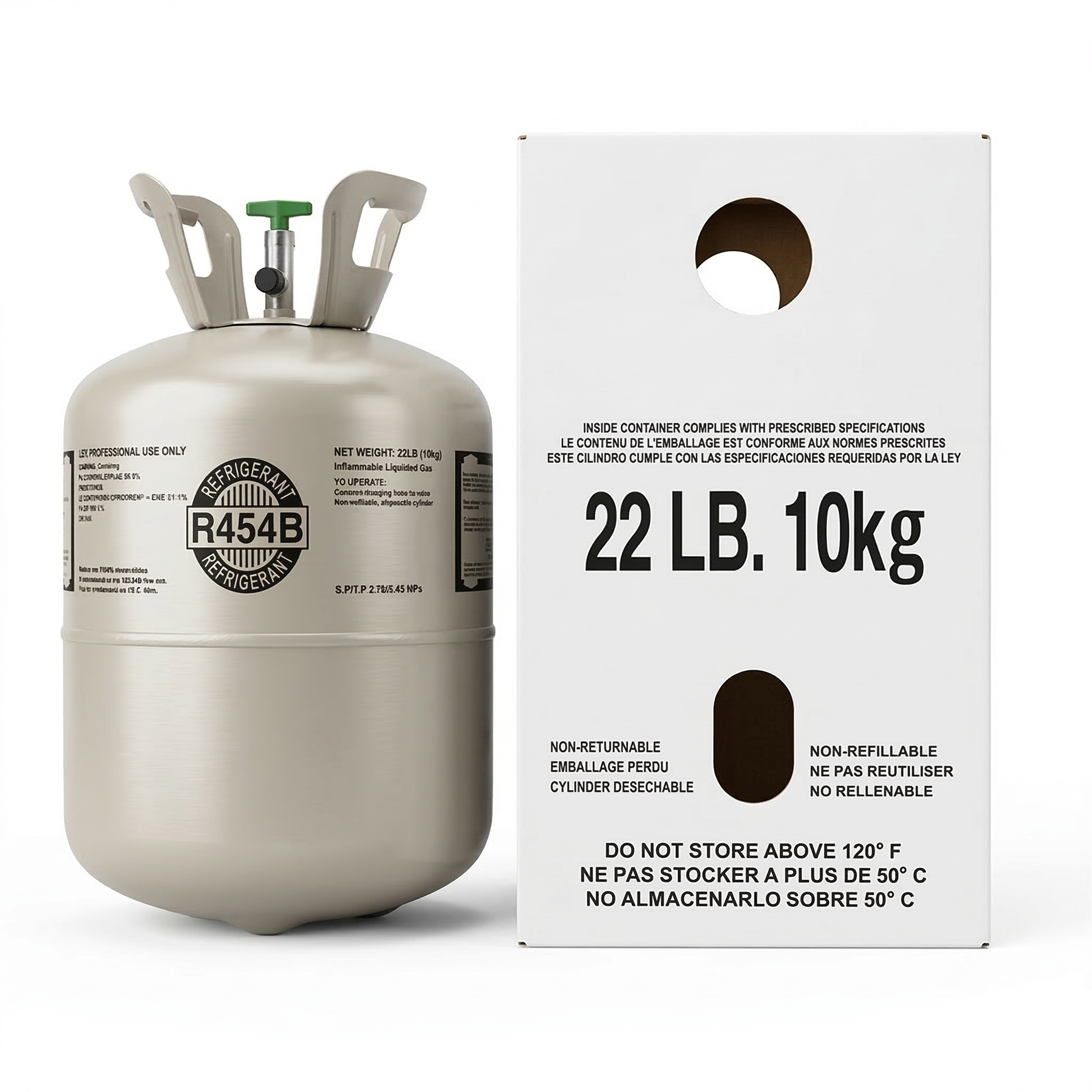 R454B Refrigerant 22 Lbs - Factory Sealed