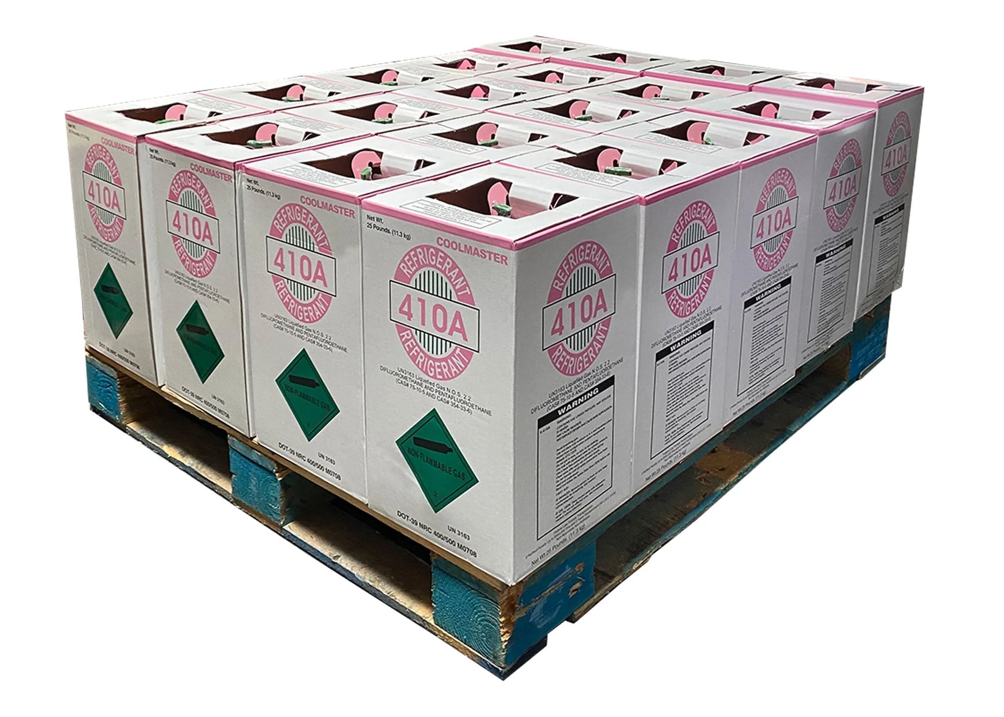 Half Pallet – 20 × 25lb R-410A Refrigerant