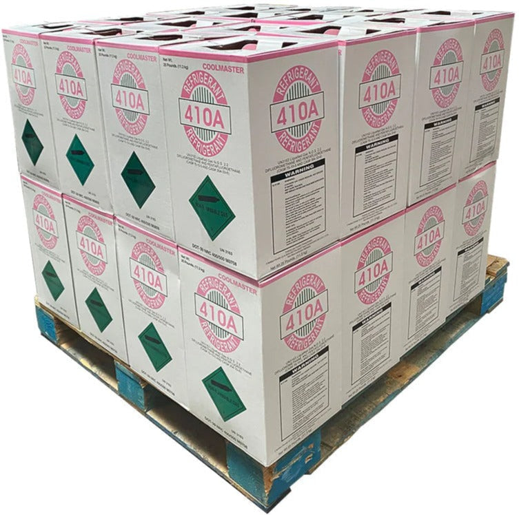 Full Pallet – 40 × 25lb R-410A Refrigerant, Free Freight